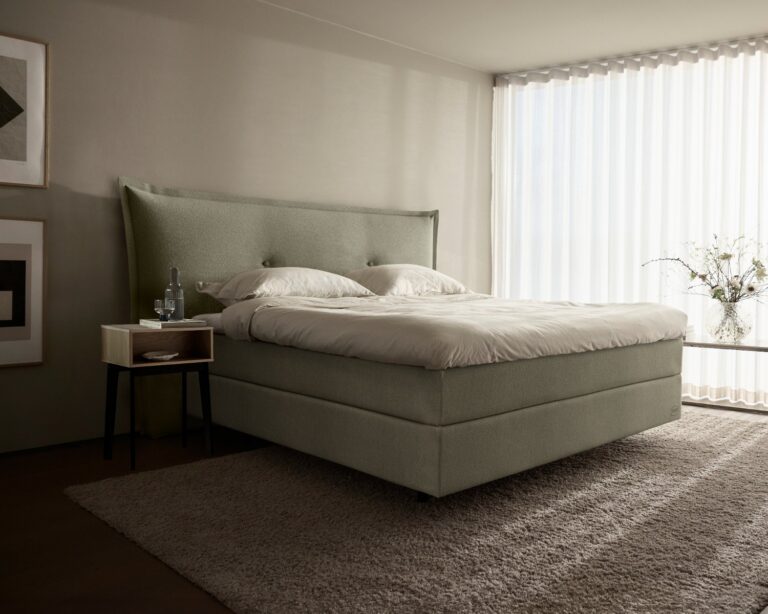 Jensen - Ambassadør + Kontinentalseng 160x200 - Inkl. Sleep topmadras og ben