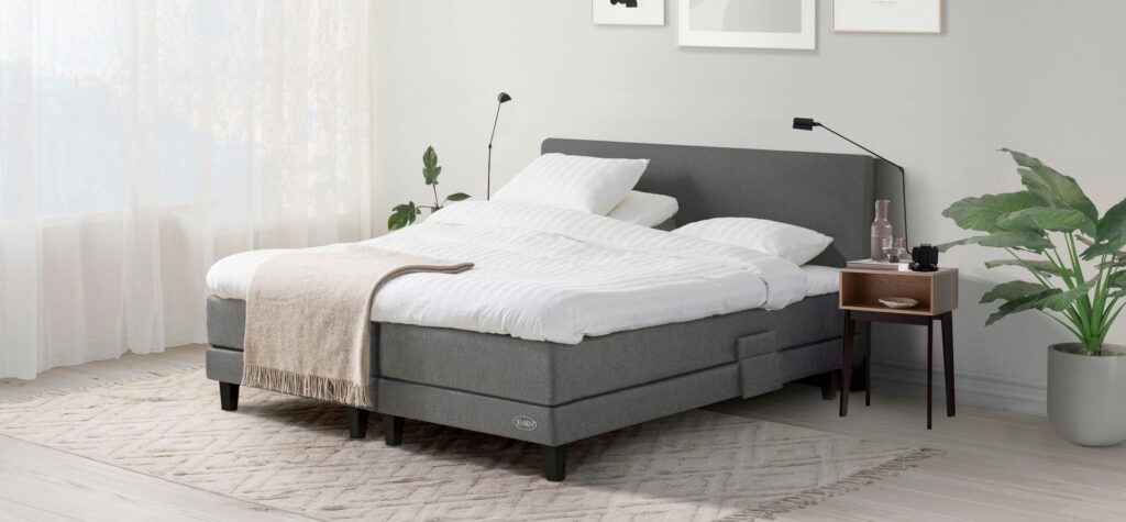 Jensen - Diplomat Lean elevationsseng 160x200 cm - Inkl. Sleep topmadras