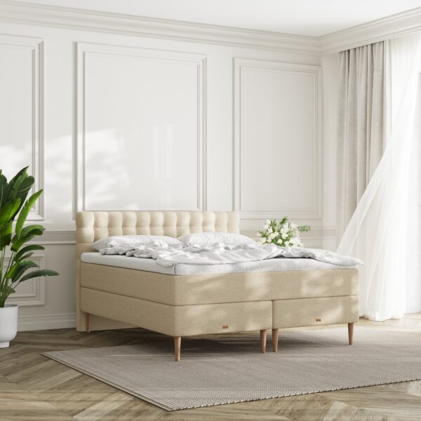 SÖVNN Mira Kontinentalseng - 180x200 - Lys Beige