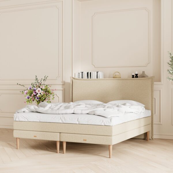 SÖVNN Prestige Kontinentalseng - 180x200 - Lys beige