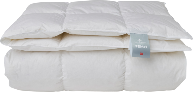 Vinterdyne Quilts of Denmark FEMØ 140x200 cm, 550 g moskusdun, Cambric bomuld, OEKO-TEXÂ® NOMITE Downpass