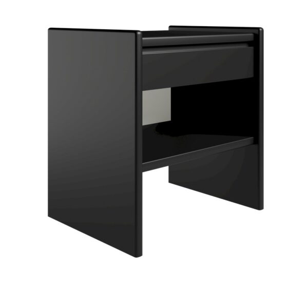 Kaagaard - sengebord nr.110 - Højde 50 cm-Sort