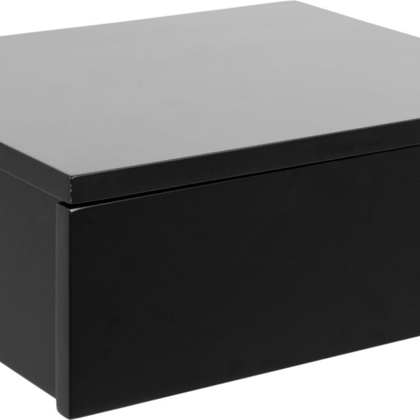 Natbord Signature Saloméa vægmonteret sengebord sort MDF 37x32x13 cm