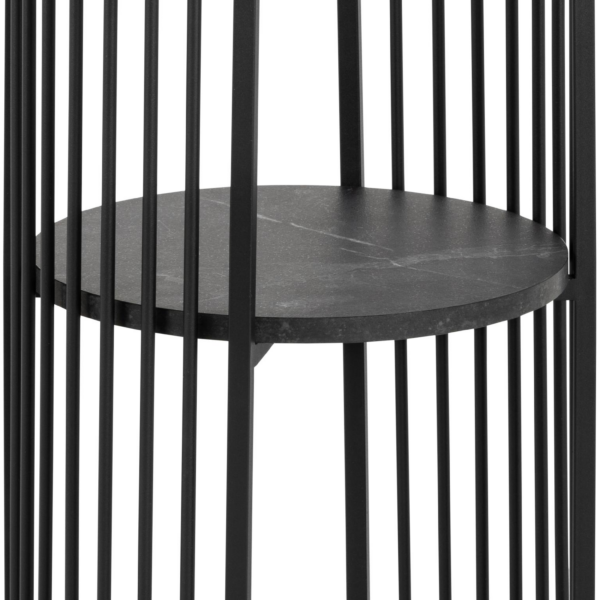 Natbord / sengebord Signature Lorena mat sort Izmir melamin H65xB35xD35 cm