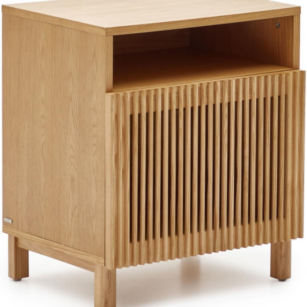 Sengebord/natbord Kave Home Beyla natur askefiner 62x42x53 cm