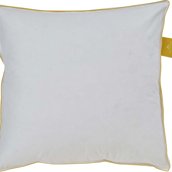 3-kammer hovedpude Quilts of Denmark FEJØ 60x63 cm moskus- og andedun bomuldssatin hvid