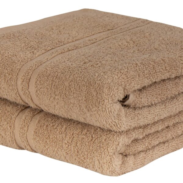 Badehåndklæde - 100% Natur farvet bomulds håndklæde - Ekstra blødt bomuld