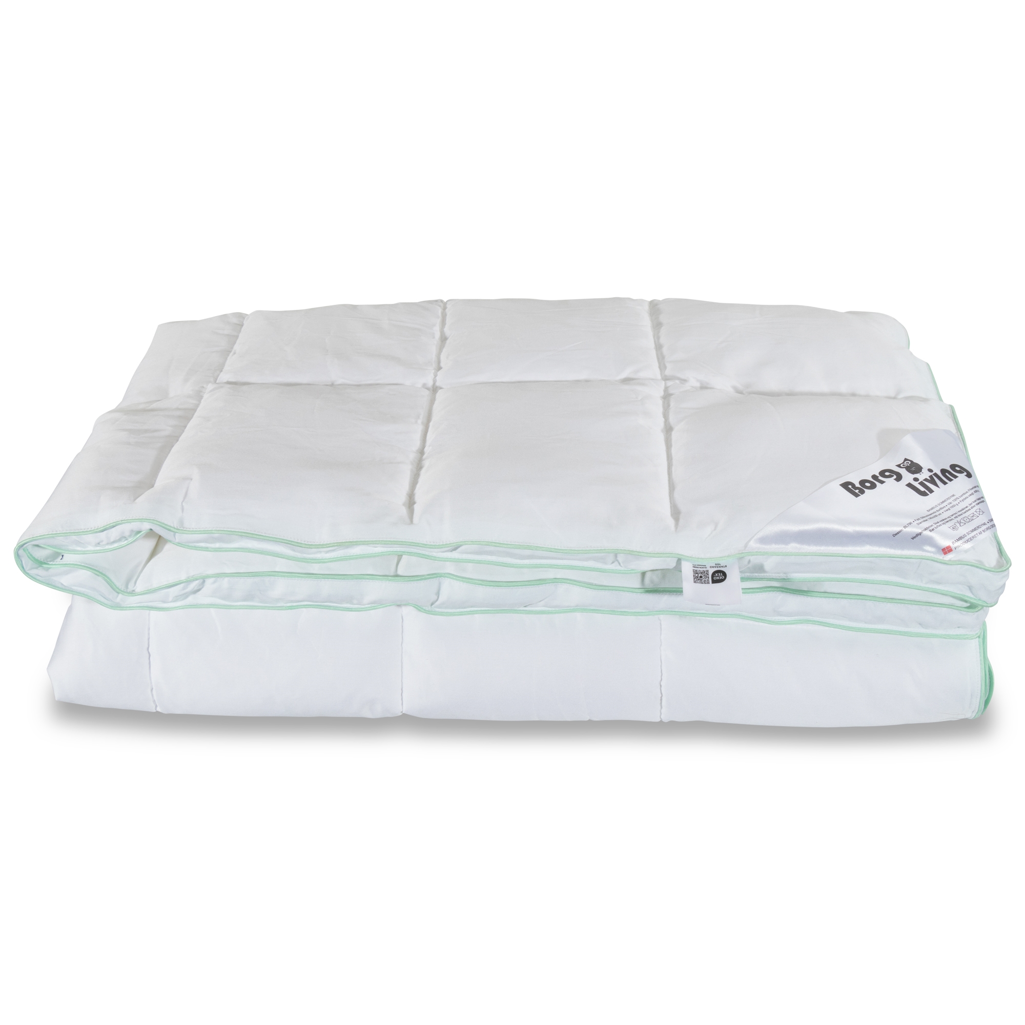 Bambus sommer dyne 140x200 cm - Sommerdyne med ekstra blød bambus og dunfiber - Borg Living Bambus sommer dyne 140x200 cm - Sommerdyne med ekstra blød bambus og dunfiber - Borg Living