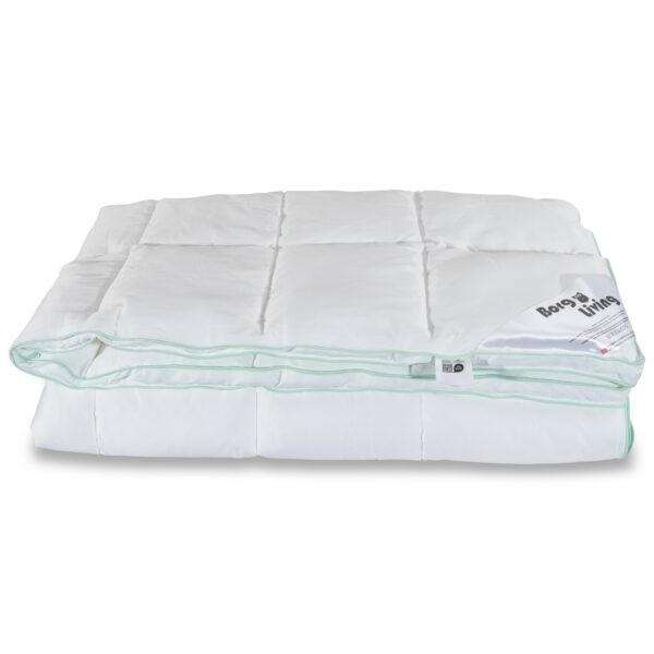 Bambus sommer dyne 240x220 cm - Dobbelt sommerdyne med ekstra blød bambus og dunfiber - Borg Living