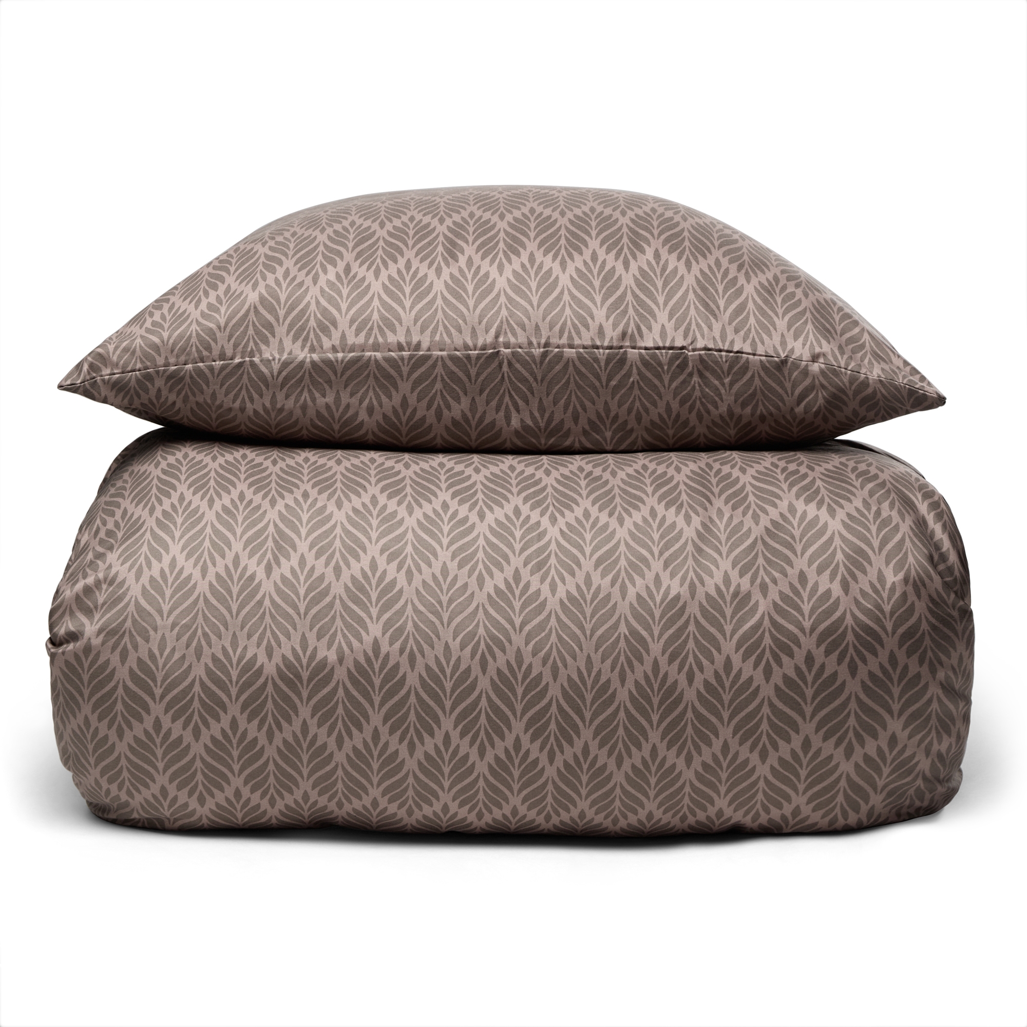 Dobbelt sengetøj 200x200 cm - Mønstret brunt sengesæt - Microfiber sengelinned - IN Style sengelinned Dobbelt sengetøj 200x200 cm - Mønstret brunt sengesæt - Microfiber sengelinned - IN Style sengelinned