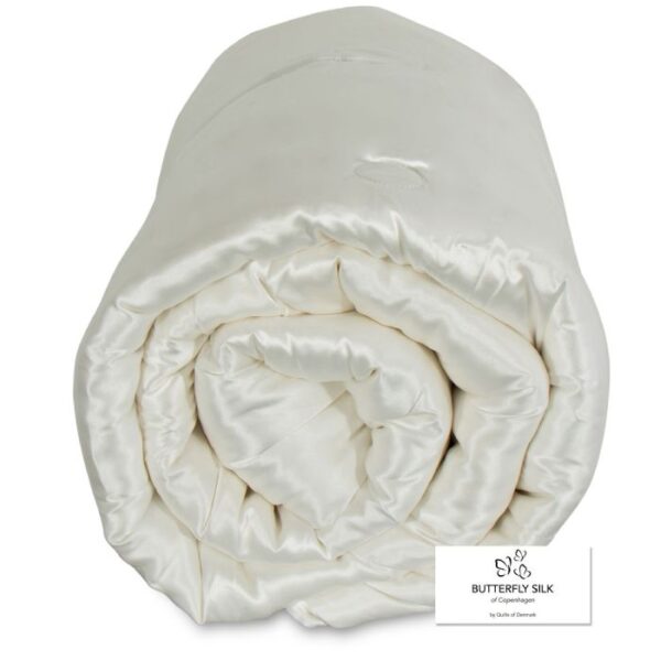 Dobbelt silke dyne 200x220 cm - Sommer Silkedyne - Butterfly Silk med langfibret mulberry silke