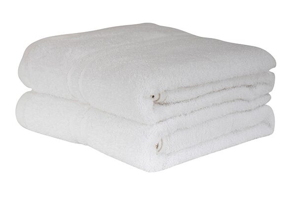 Gæstehåndklæde - 30x50 cm - Hvid - 100% Bomulds håndklæde - Ekstra blødt