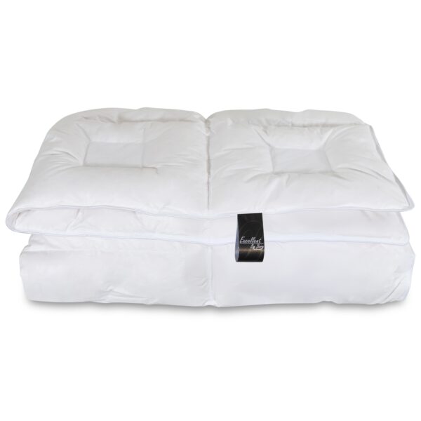 Helårsdyne 140x200 cm - Moskusdyne - Unik ventilerende konstruktion - Allergivenlig dundyne - Excellent By Borg Climate