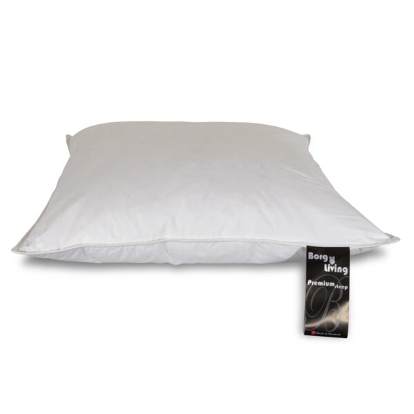 Hovedpude med moskusdun - 60x63 cm - 3 lags dunpude - Dansk favorit pude