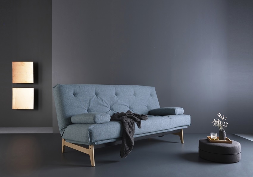 Innovation - Aslak Sovesofa 140x200 cm - farve 525 - M/ Soft Spring madras i 18 cm