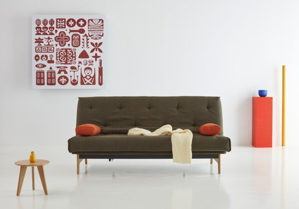 Innovation - Aslak sovesofa m/fast betræk 140x200 cm