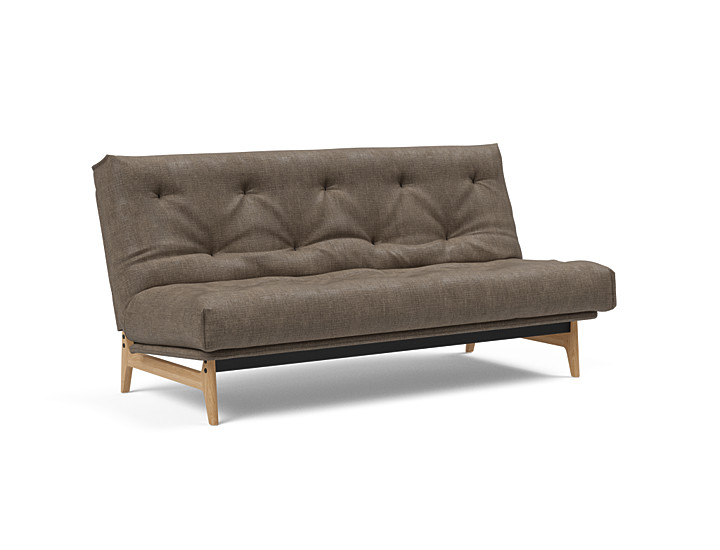 Innovation - Aslak sovesofa m/fast betræk 140x200 cm - Soft Spring madras-411
