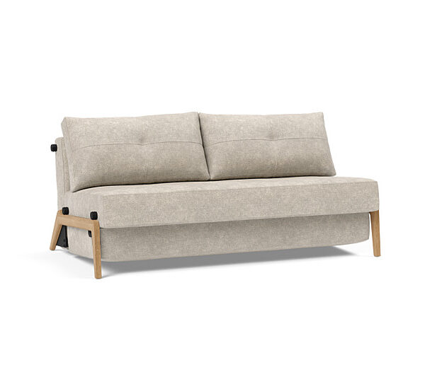 Innovation - Cubed Wood Sovesofa - 160x200 cm - Egetræsben-280