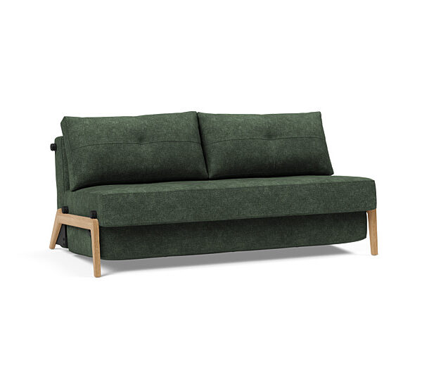 Innovation - Cubed Wood Sovesofa - 160x200 cm - Egetræsben-281