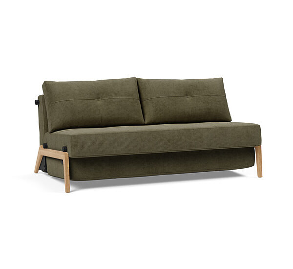 Innovation - Cubed Wood Sovesofa - 160x200 cm - Egetræsben-316