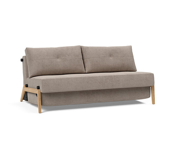 Innovation - Cubed Wood Sovesofa - 160x200 cm - Egetræsben-318