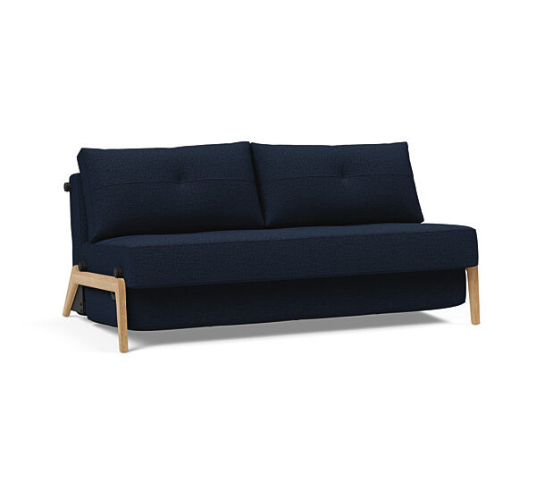 Innovation - Cubed Wood Sovesofa - 160x200 cm - Egetræsben-528