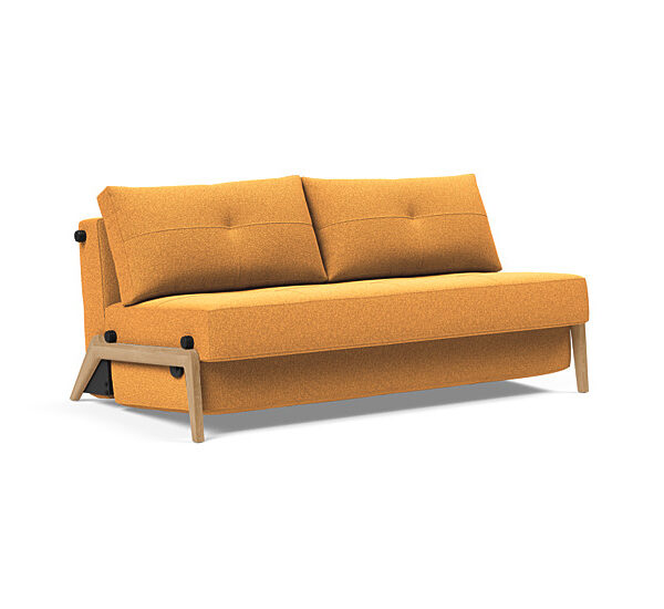 Innovation - Cubed Wood Sovesofa - 160x200 cm - Egetræsben-536