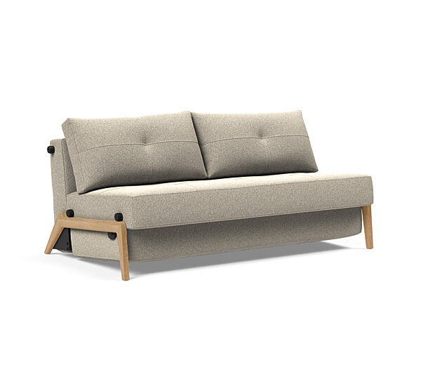 Innovation - Cubed Wood Sovesofa - 160x200 cm - Egetræsben-539