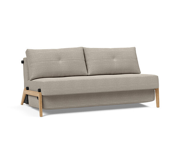 Innovation - Cubed Wood Sovesofa - 160x200 cm - Egetræsben-579