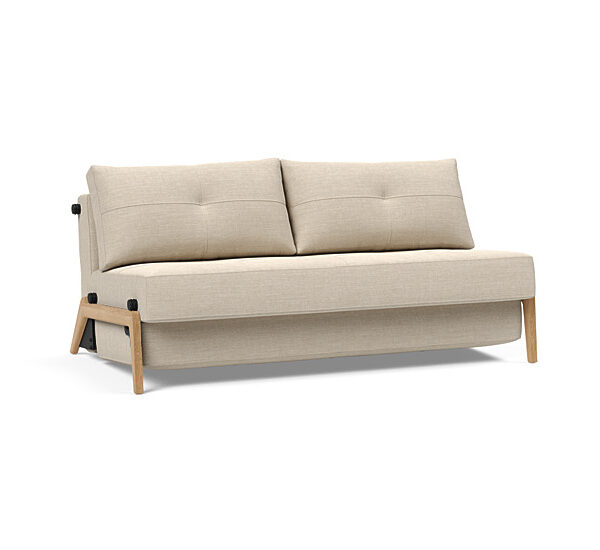 Innovation - Cubed Wood Sovesofa - 160x200 cm - Egetræsben-586