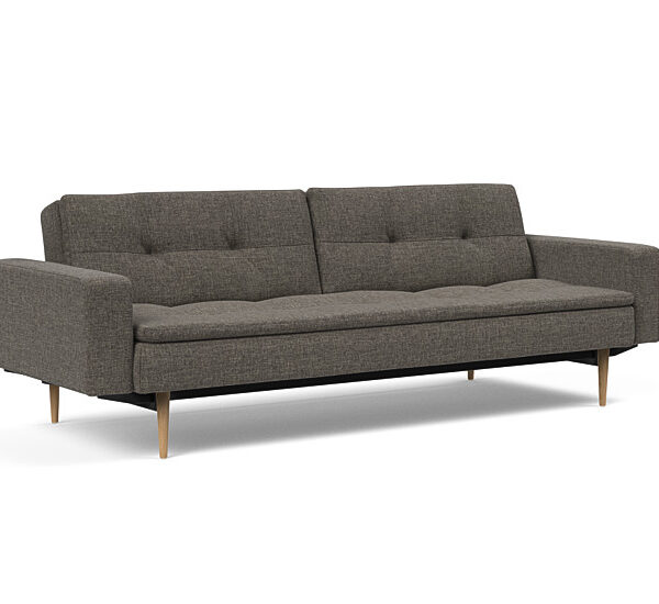 Innovation - Dublexo Sovesofa med polstret armlæn - Liggemål 115x210 cm-216 hovedpude - Largeys