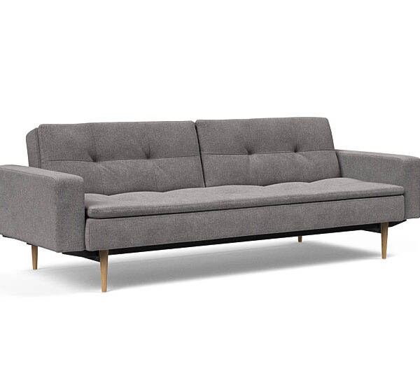 Innovation - Dublexo Sovesofa med polstret armlæn - Liggemål 115x210 cm-217 hovedpude - Largeys