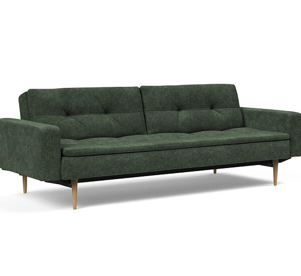 Innovation - Dublexo Sovesofa med polstret armlæn - Liggemål 115x210 cm-281 hovedpude - Largeys