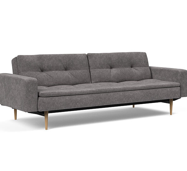 Innovation - Dublexo Sovesofa med polstret armlæn - Liggemål 115x210 cm-282 hovedpude - Largeys