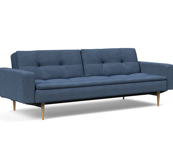 Innovation - Dublexo Sovesofa med polstret armlæn - Liggemål 115x210 cm-302 hovedpude - Largeys