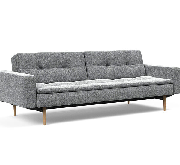 Innovation - Dublexo Sovesofa med polstret armlæn - Liggemål 115x210 cm-351 hovedpude - Largeys