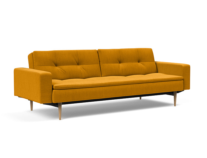 Innovation - Dublexo Sovesofa med polstret armlæn - Liggemål 115x210 cm-507 hovedpude - Largeys