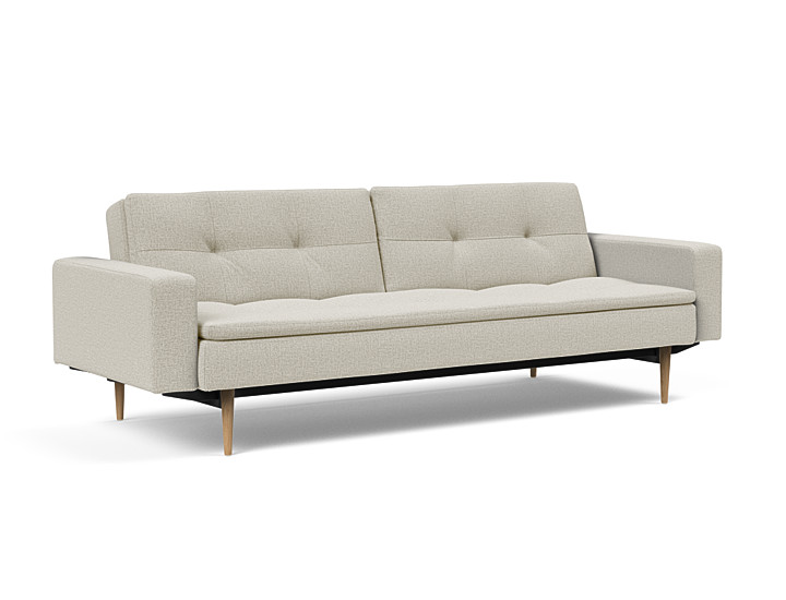 Innovation - Dublexo Sovesofa med polstret armlæn - Liggemål 115x210 cm-527 hovedpude - Largeys