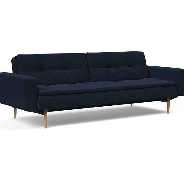 Innovation - Dublexo Sovesofa med polstret armlæn - Liggemål 115x210 cm-528 hovedpude - Largeys