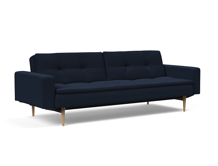 Innovation - Dublexo Sovesofa med polstret armlæn - Liggemål 115x210 cm-528 hovedpude - Largeys