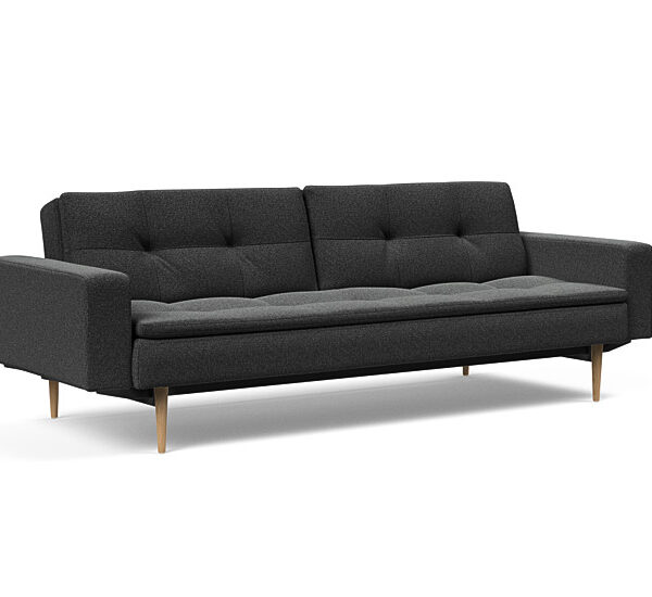Innovation - Dublexo Sovesofa med polstret armlæn - Liggemål 115x210 cm-529 hovedpude - Largeys