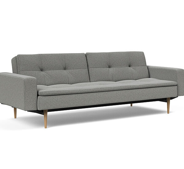 Innovation - Dublexo Sovesofa med polstret armlæn - Liggemål 115x210 cm-533 hovedpude - Largeys