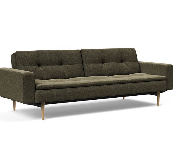 Innovation - Dublexo Sovesofa med polstret armlæn - Liggemål 115x210 cm-535 hovedpude - Largeys