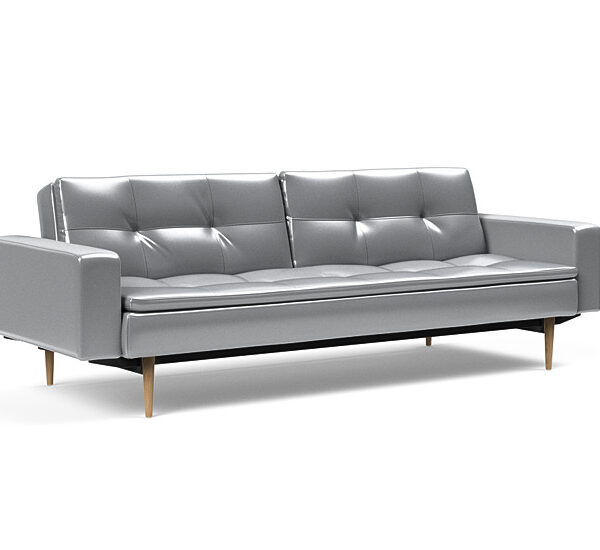 Innovation - Dublexo Sovesofa med polstret armlæn - Liggemål 115x210 cm-688 hovedpude - Largeys