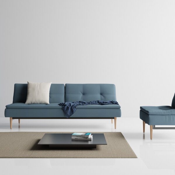 Innovation - Dublexo sovesofa 115x210 cm - Valg mellem 5 forskellige ben-411 -Mørke