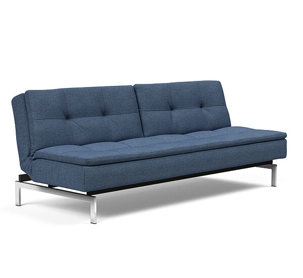Innovation - Dublexo sovesofa med styletto ben 115x210 cm-302-Chrome ben