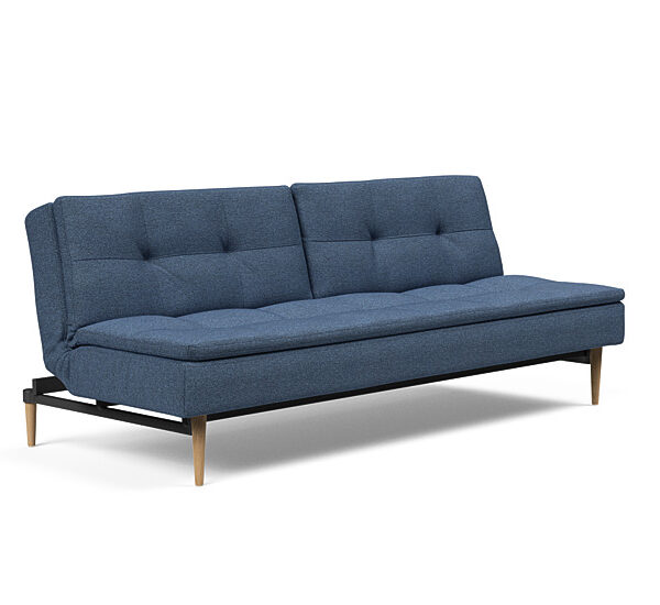 Innovation - Dublexo sovesofa med styletto ben 115x210 cm-302-Egetræs ben