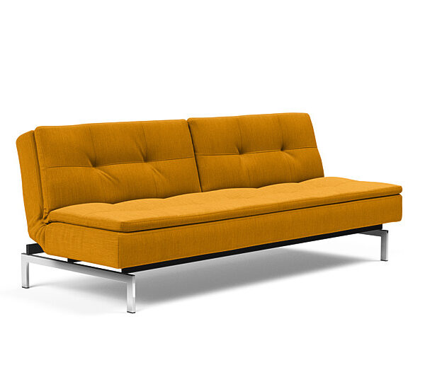 Innovation - Dublexo sovesofa med styletto ben 115x210 cm-507-Chrome ben