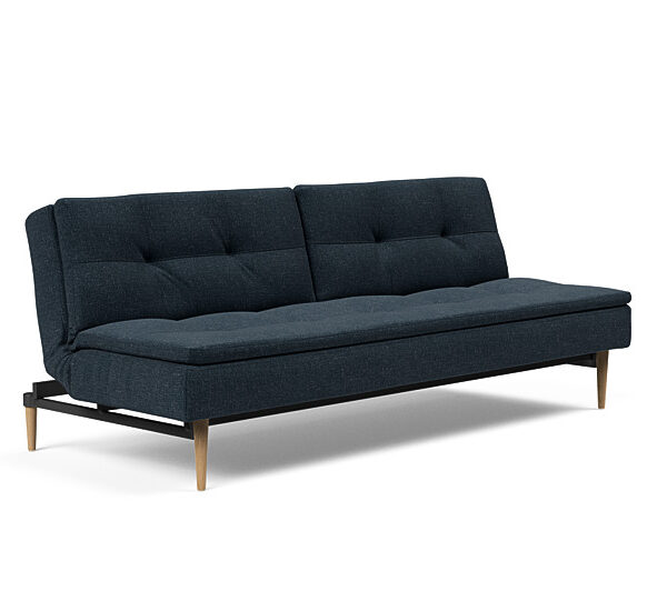 Innovation - Dublexo sovesofa med styletto ben 115x210 cm-515 -Egetræs ben