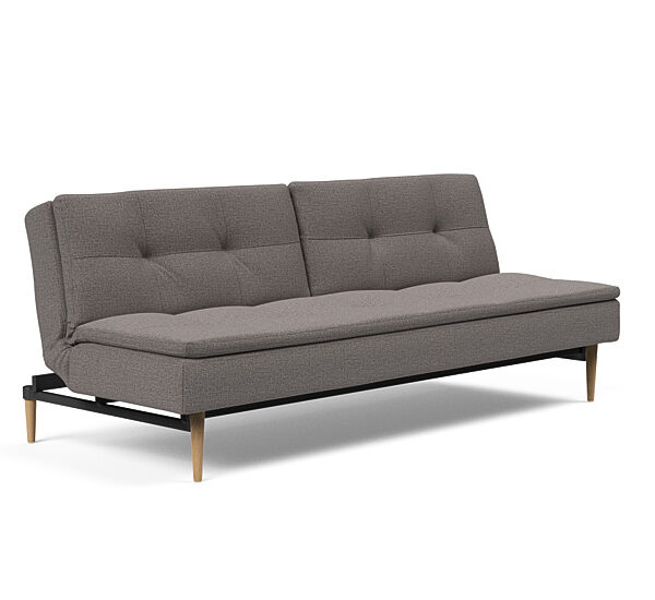Innovation - Dublexo sovesofa med styletto ben 115x210 cm-521 -Egetræs ben
